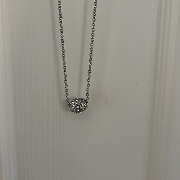 Express Jewelry - Express Silver Pendant Necklace